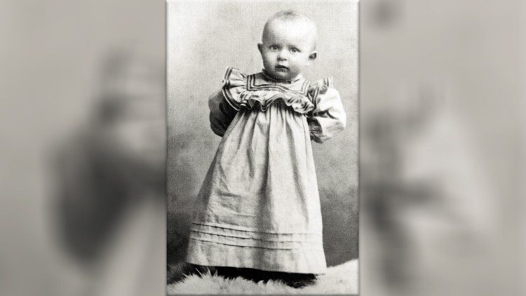 St. John Paul II at one year old