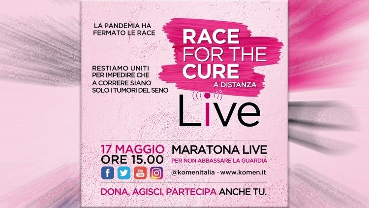 Locandina della Race for the Cure 2020