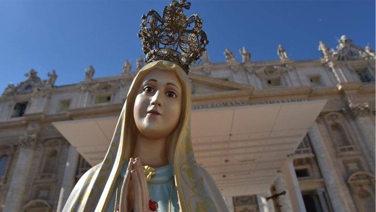 Статуята на Дева Мария Фатимска, благословена от папата за едноименното Епархийно светилище в България