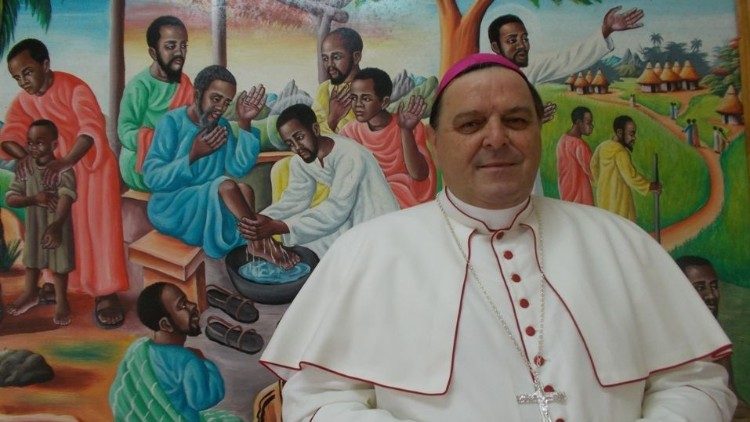 2020.05.15 Bishop Natale Paganelli, the Apostolic Administrator of Makeni in Sierra Leone   