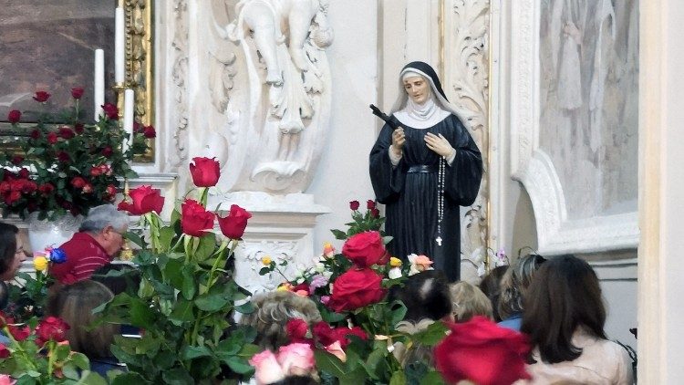 Sainte Rita de Cascia (1381-1457).