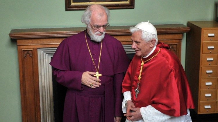 Benediktas XVI ir Rowan Williams, Kenterberio arkivyskupas, 2010 m.