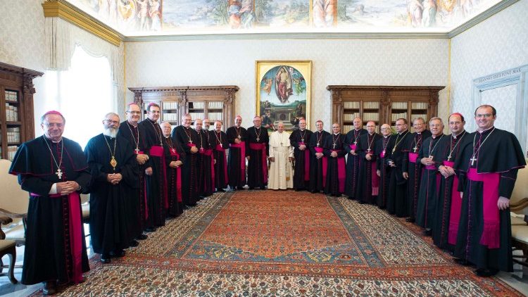 Brazil püspökök ad limina látogatása 2019-ben 