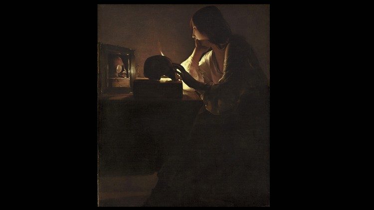 Жорж де Латур, "Кающаяся Мария Магдалина" (ок. 1635-40)