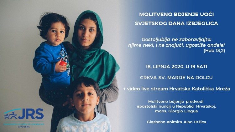 Poziv Isusovačke službe za izbjeglice u Hrvatskoj na molitveno bdijenje