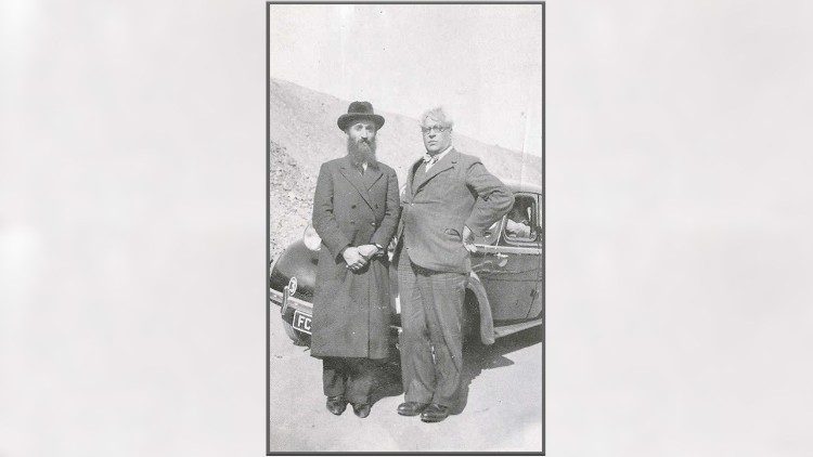Il rabbino Jacob Kruger e il diplomatico Aristides de Sousa Mendes (1940)