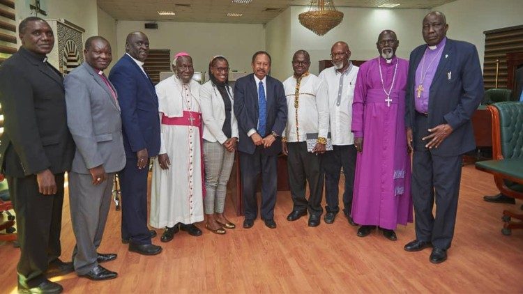 Членове на Съвета на църквите в Южен Судан 