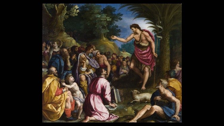 Йоан Кръстител проповядва пред народа (Галерия "Уфици", Флоренция)