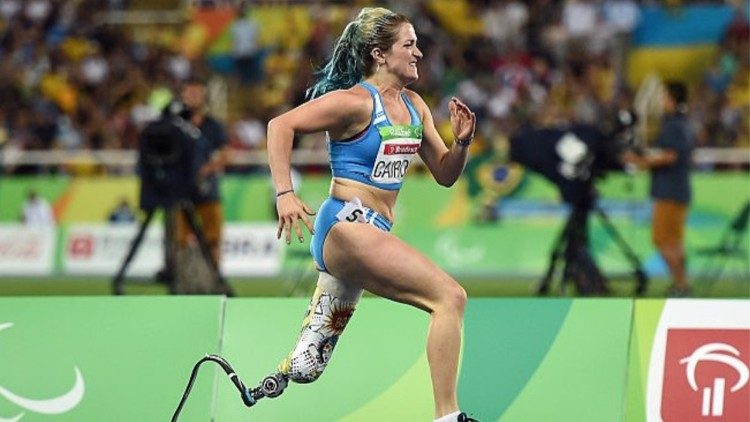L'atleta paralimpica Martina Caironi