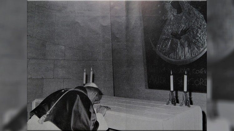 Šv. Paulius VI Lietuvių koplyčioje Vatikane 1970 m. liepos 7 d. 