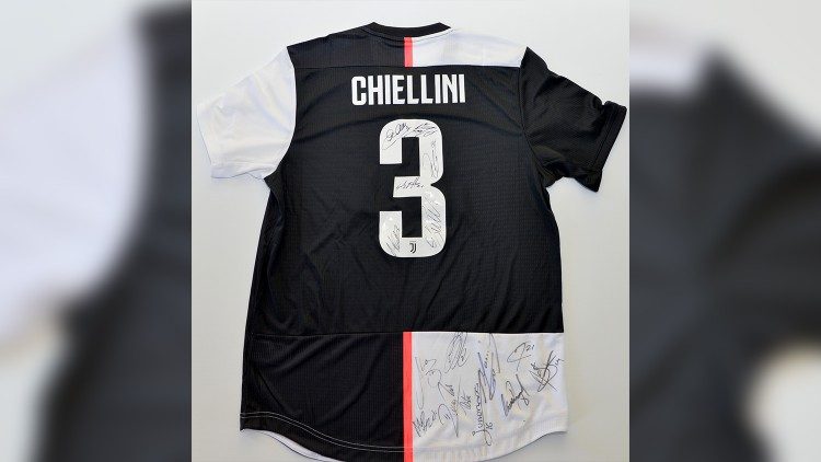 La maglia dello juventino Giorgio Chiellini