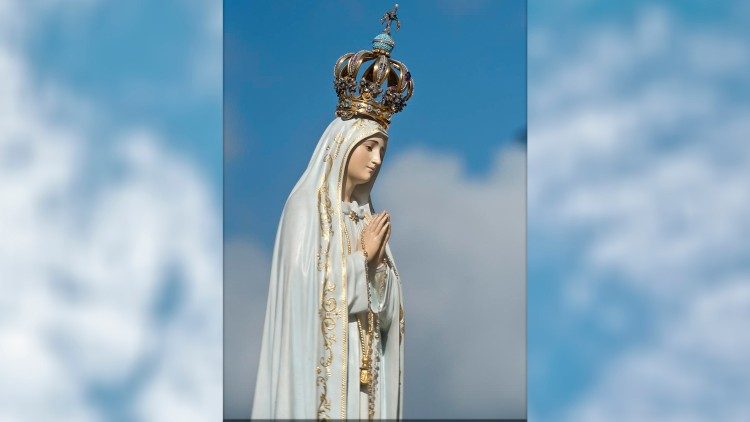 A Fatimai Szűzanya szobra