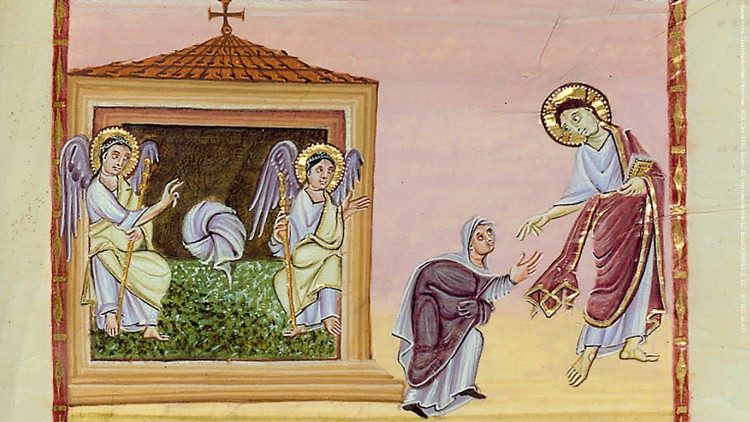 Vzkriesený Ježiš sa zjavuje Márii Magdaléne