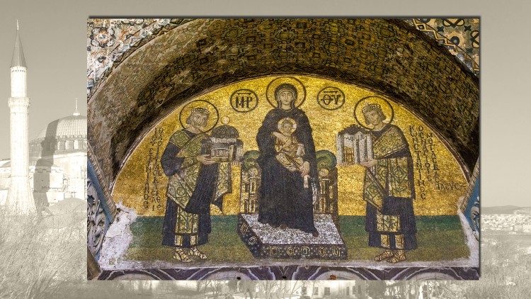 Mosaik in der Hagia Sophia
