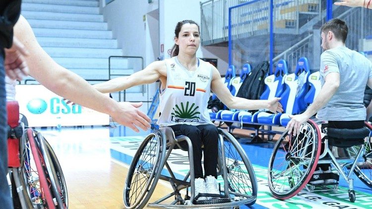 Beatrice Ion, una delle giocatrici della nazionale italiana di basket paralimpico