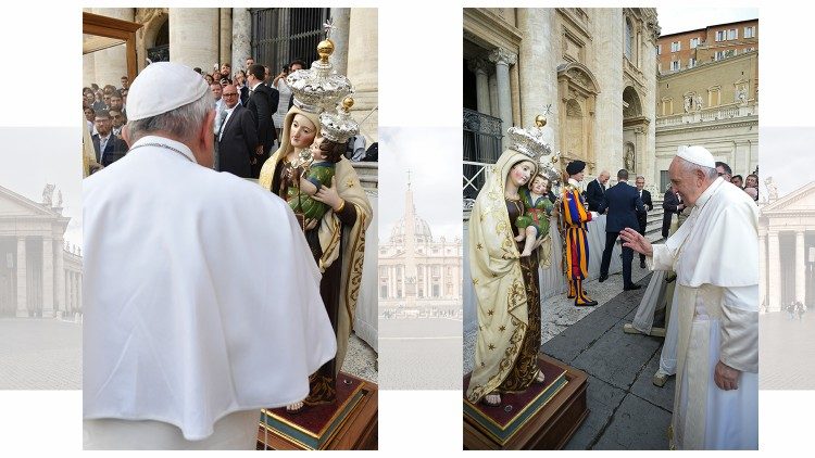 2020.07.15 - Papa Francesco benedice la Madonna del Carmelo - udienza generale  27 novembre de 2019