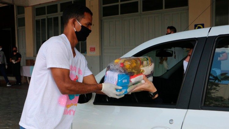 Brasil, donaciones de Caritas en tiempo de pandemia.