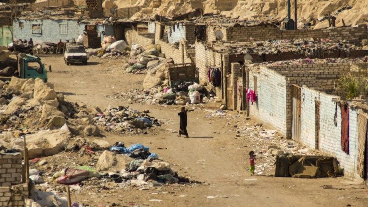埃及开罗的一处贫民窟
