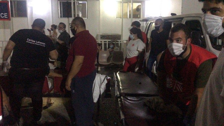 Caritas Lebanon is providing emergency relief in the wake of Tuesday's devastating explosion in Beirut