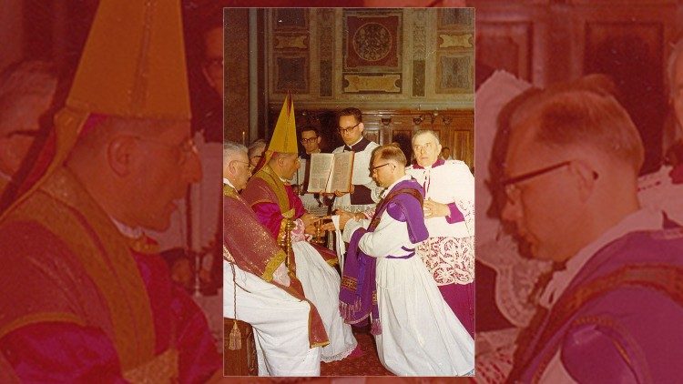 Kęstučio Vinco Žemaičio kunigystės šventimai 1965 m. Romoje