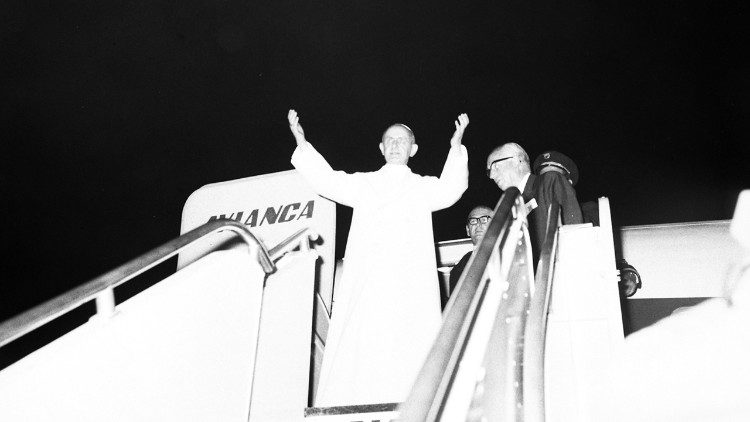 Павел VI перад замежным падарожжам. Ілюстрацыйнае фота
