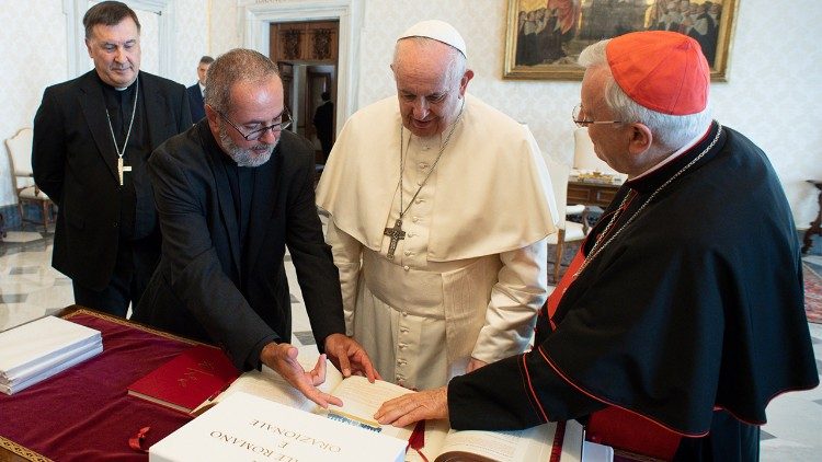 Predstavljanje papi Franji novoga Misala Talijanske biskupske konferencije