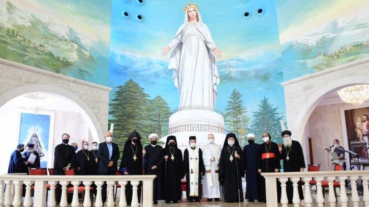 Catedral Católica Maronita Nossa Senhora do Líbano, em São Paulo, acolheu o ato inter-religioso em prol do Líbano