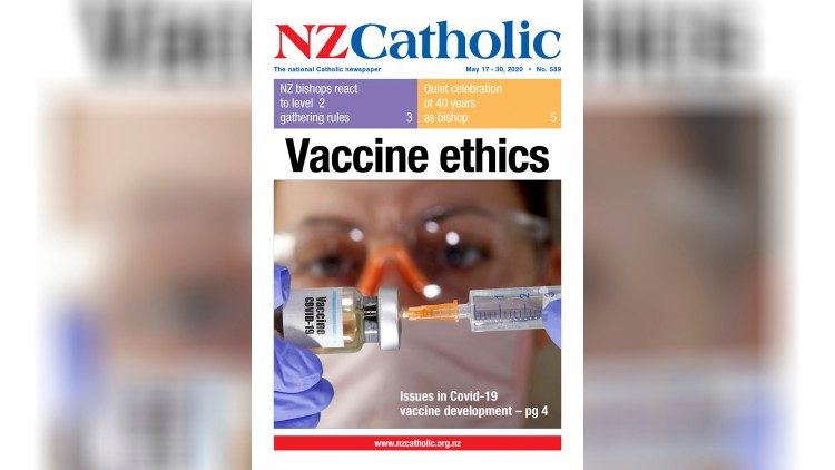 Front cover of a May edition of New Zealand's Catholic national newspaper
