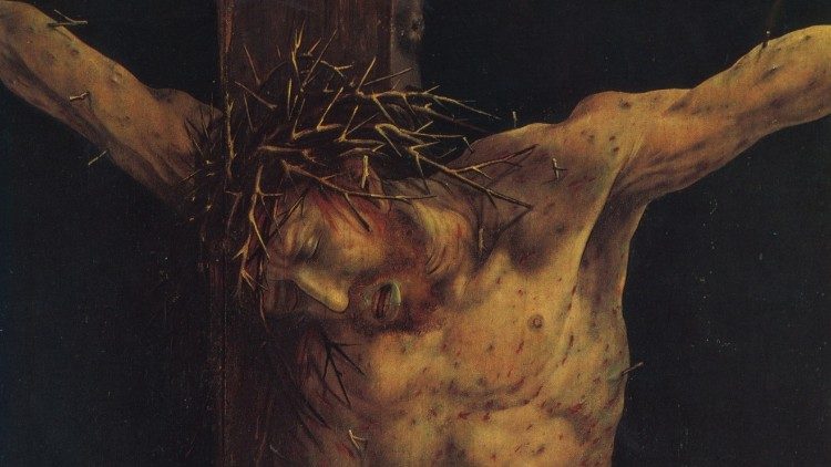  Matthias Grunewald, Gesù Crocifisso