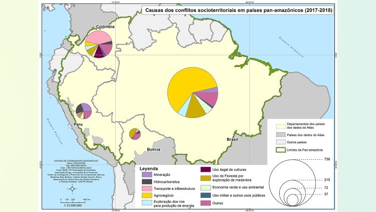 Pan-Amazônia atlas de conflitos socioterritoriais