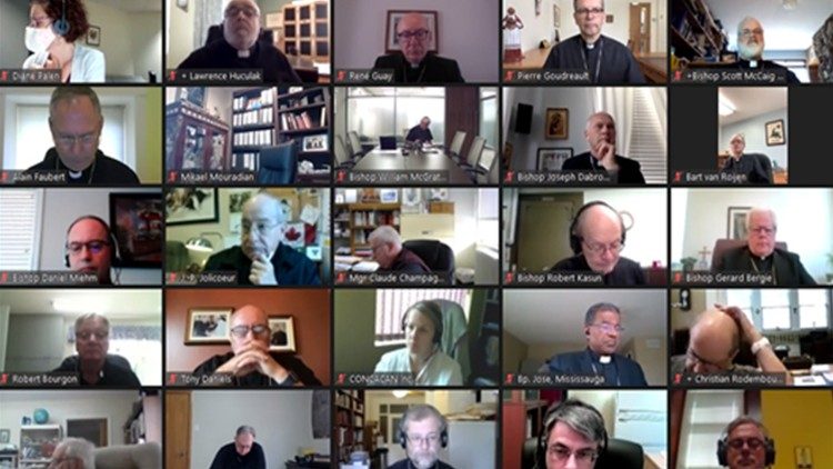 Пленарна онлайн асамблея на Епископската конференция на Канада.  