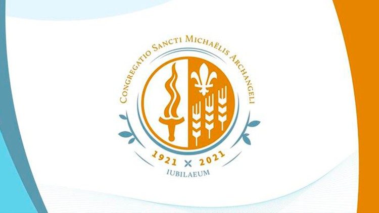 Логотип 100-летнего юбилея конгрегации Святого Архангела Михаила