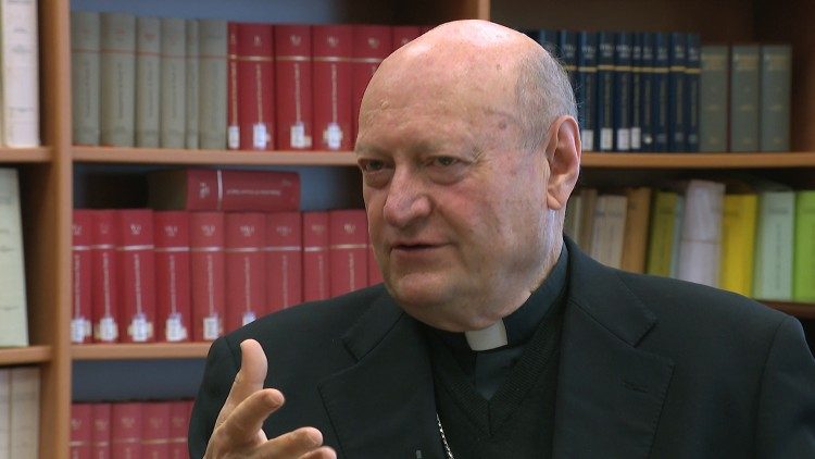 Il cardinale Gianfranco Ravasi, presidente del Pontificio consiglio della Cultura
