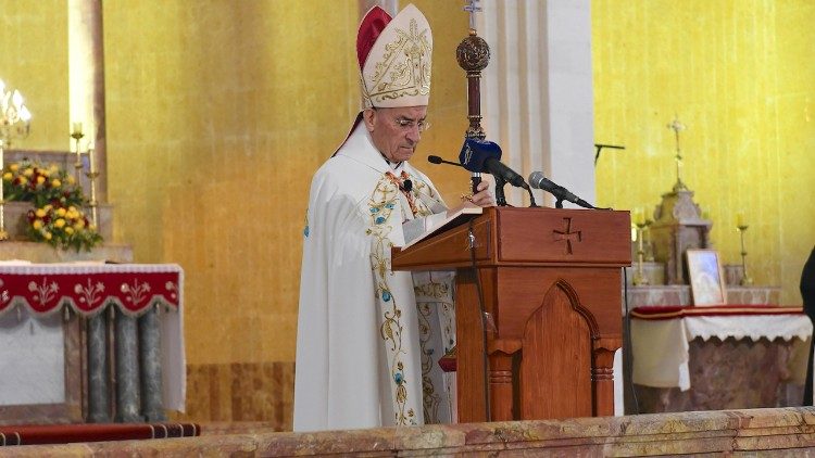 Kardinal Bechara Raï bei einer Predigt im Jahr 2020