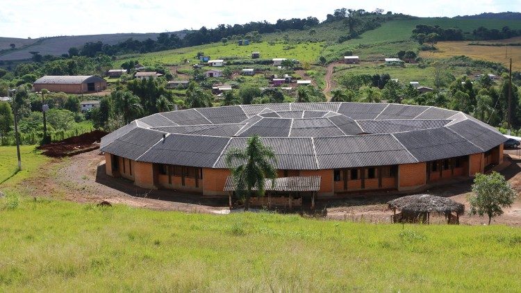 A Escola Indígena de Educação Básica Cacique Vanhkrê em Ipuaçu, SC