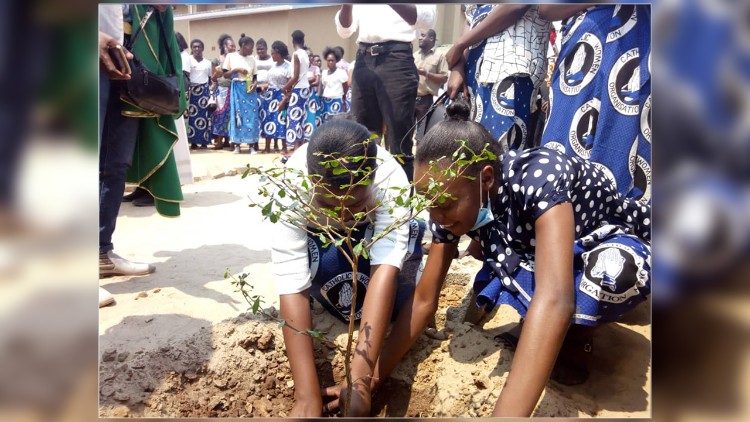 Zambia: Young people of the Diocese of Livingstone planting trees