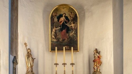 Papst an Augsburger Pilger: „Bittet Maria Knotenlöserin für mich!"