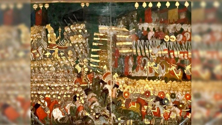 A mohácsi csata egy XVI. századi török miniatúrán