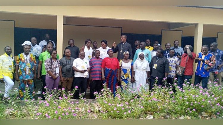 Les participants au 3ème forum national des communicateurs catholiques / Cameroun
