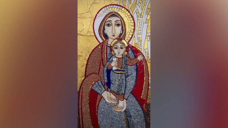 Икона Пресвятой Богородицы с Младенцем (о. Марк Иван Рупник)