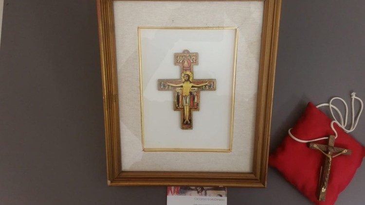 Crucifix donated by Bishop Calogero Peri