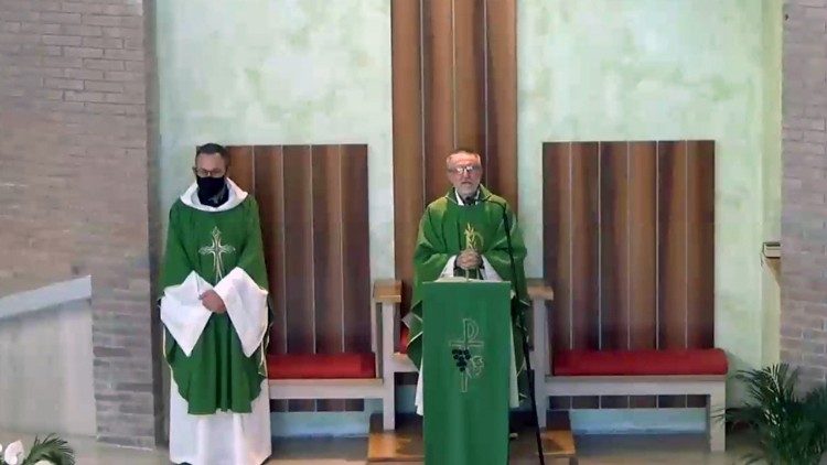 La Messa celebrata da Padre Maccalli a Roma domenica 8 novembre