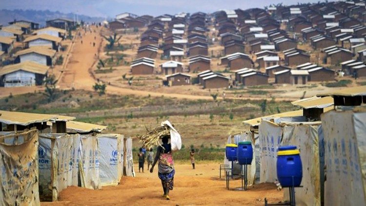 Campo de refugiados de Mahama em Ruanda