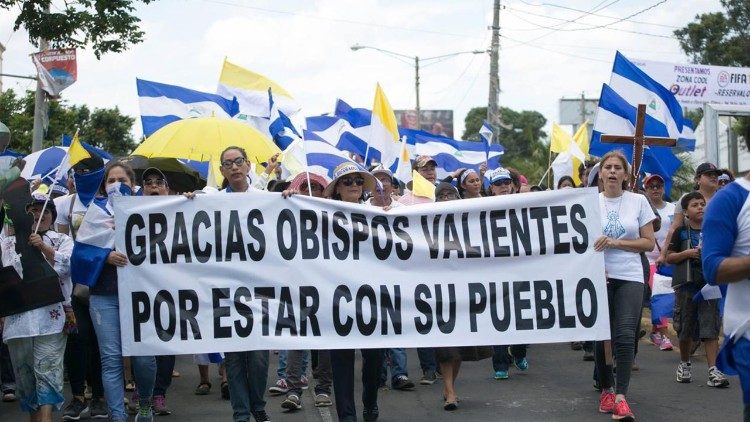Manifestação na Nicarágua