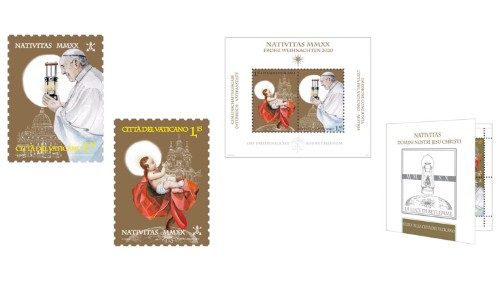 Österreich/Vatikan: Friedenslicht ziert Weihnachtsbriefmarke