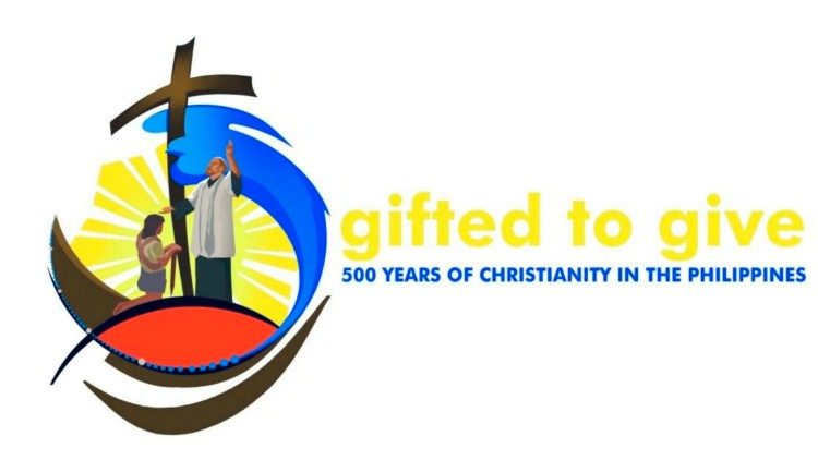 The logo of the celebration of the 5th centenary of Christianity in the Philippines. 