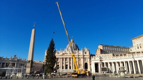 Un pesebre de Perú y un abeto rojo de Trento en la Navidad del Vaticano