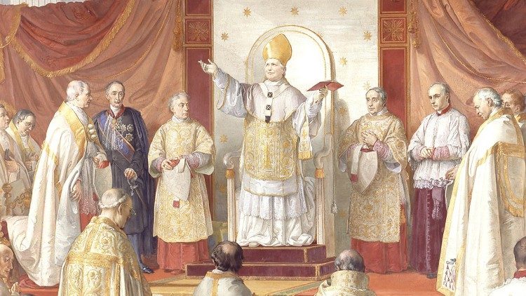 Pio IX negli affreschi di Podesti