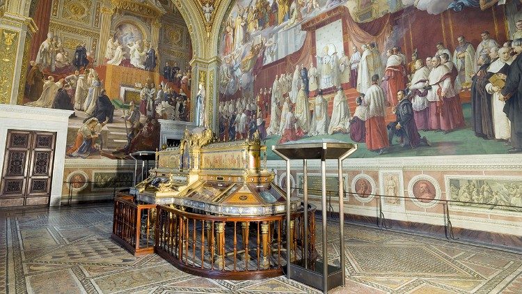 La sala dell'Immacolata Concezione nei Musei Vaticani