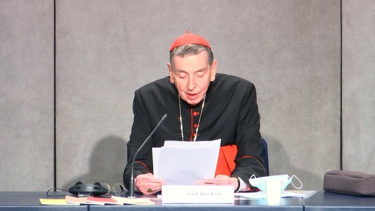  Gruodžio 4-ąją kardinolas K. Kochas pristatė naują ekumeninį vadovą